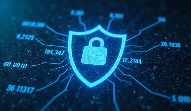 Digital privacy shield protecting personal data